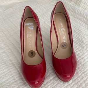 Red Chinese Laundry Heels size 8